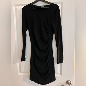 Express Black Bodycon Light Sweater Dress